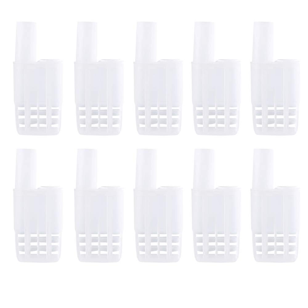 Oumefar Plastic Queen Bee Cages, Durable Insect Box Isolator Tool for Beekeeping, 10 Pieces/Set