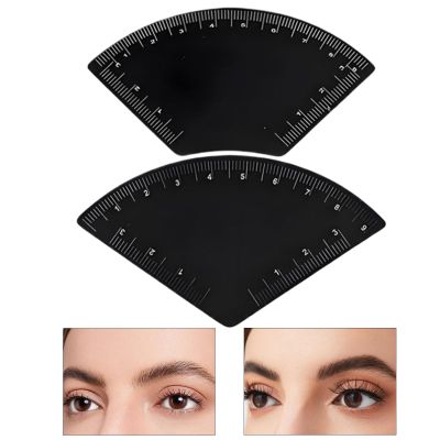Eyebrow Ruler, 2 Pieces, for Quick and Precise Drawing