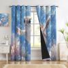 Cartoon Sea Turtle Coral Reef Blackout Curtains, 2-Piece Set, 95% Room Darkening, 245 x 140 cm view 2