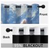 Cartoon Sea Turtle Coral Reef Blackout Curtains, 2-Piece Set, 95% Room Darkening, 245 x 140 cm view 4