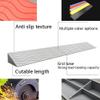 Door Threshold Ramp, Rubber Wheelchair Ramp, 99 cm Wide, Light Gray, 0.78 in Rise view 3