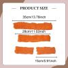 rockible Horse Halter Covers, Padded, Breathable, Easy to Attach, Orange view 2