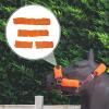 rockible Horse Halter Covers, Padded, Breathable, Easy to Attach, Orange view 3