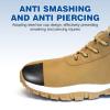 Steel Toe Caps for Shoes, 1 Pair, Contoured Shape, Black view 3