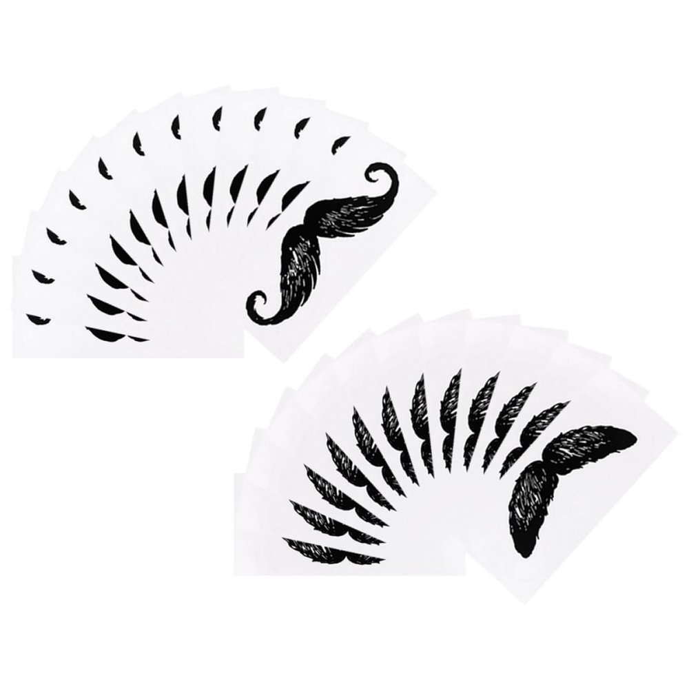 Nose Hair Removal Stickers, Beard Guard, Black, 24 pcs, PP
