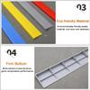 Indoor Threshold Ramp, 1–6.5 cm, Red, 100 × 12 × 5 cm view 3