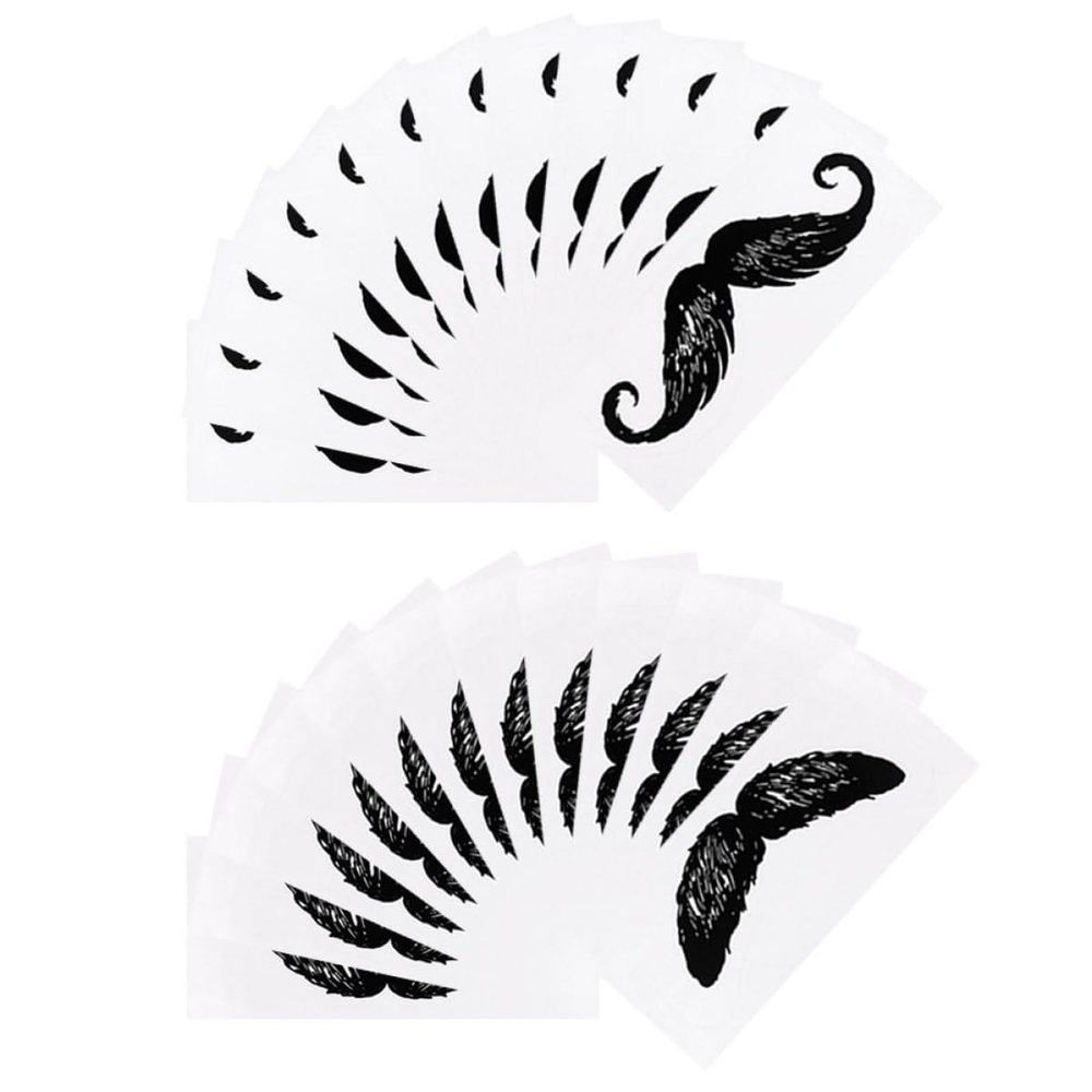 Nose Hair Removal Wax Kit with Mustache Guard Stickers, 24 Count
