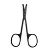 ZJchao Eyebrow Trimming Scissors with Comb Attachment for Precise Grooming and Eyelash Hair Shaping, Stainless Steel Cosmetic Makeup Tool view 3