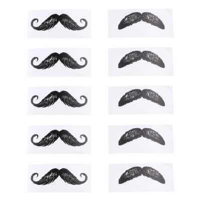 NOLITOY 30-Piece Black Nose Hair Removal Stickers for DIY Beard Styling