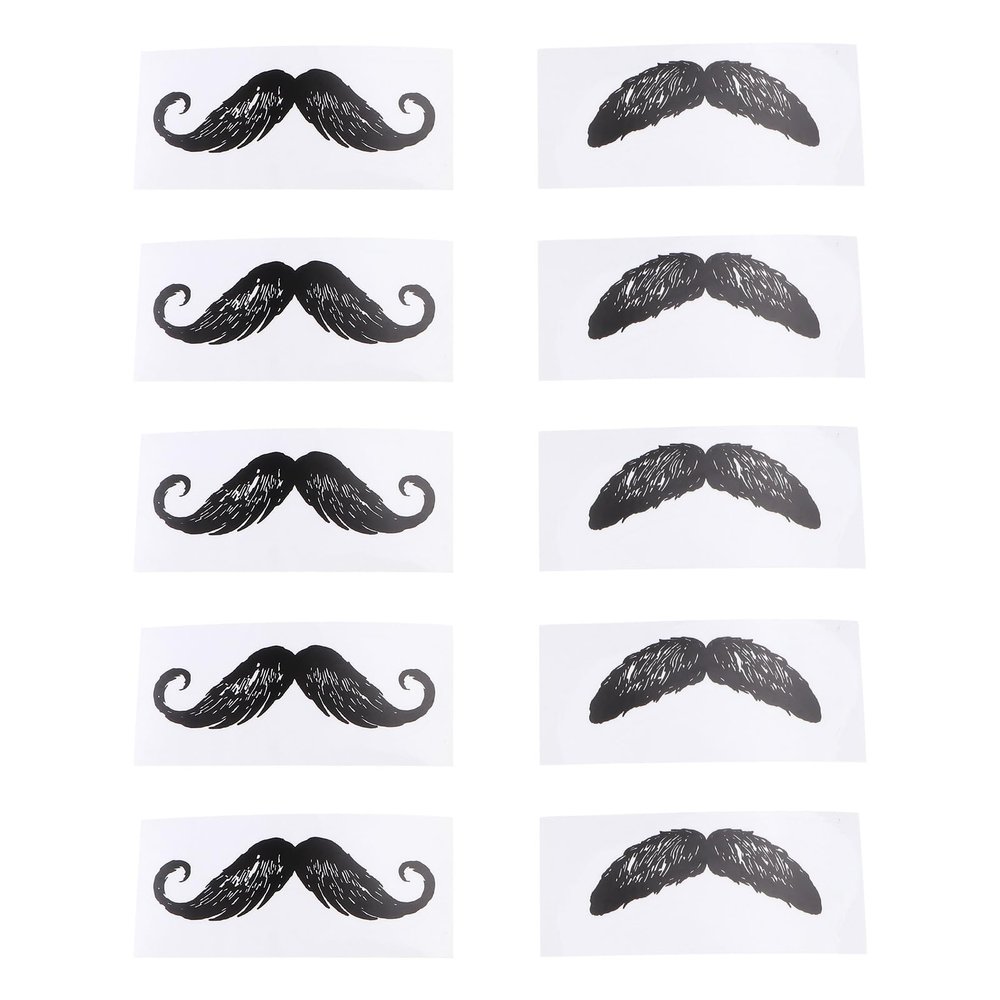 NOLITOY 30-Piece Black Nose Hair Removal Stickers for DIY Beard Styling