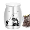 Pet Urn for Cats, Aluminum Memorial Urn view 1
