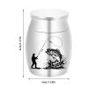 Pet Urn for Cats, Aluminum Memorial Urn view 2