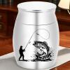 Pet Urn for Cats, Aluminum Memorial Urn view 3
