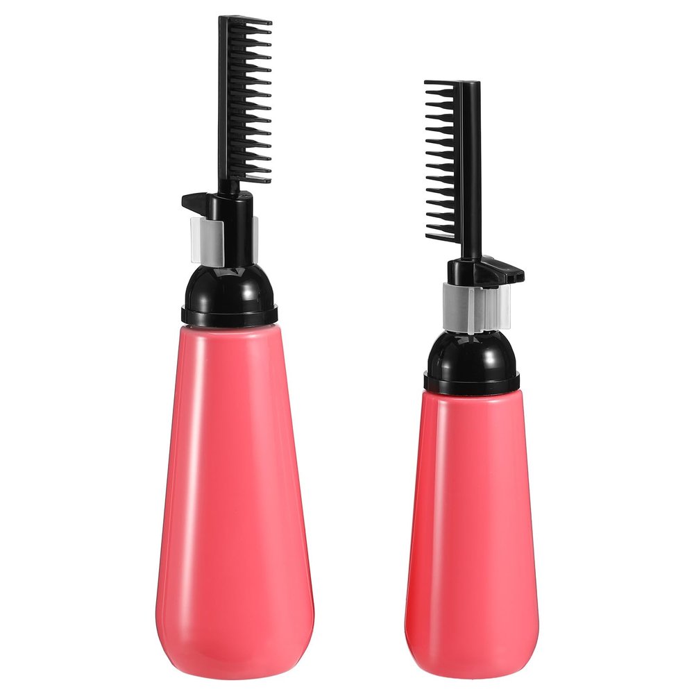 130 ml Plastic Hair Dye Comb Applicator Bottle