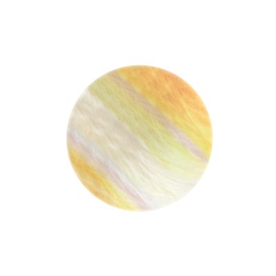 Xlabor Rose Felt Hand Soap, Handmade Wool, Yellow, 1 Piece