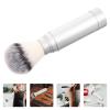 LALADEFIEE Compact Men's Metal and Fiber Shaving Brush view 2