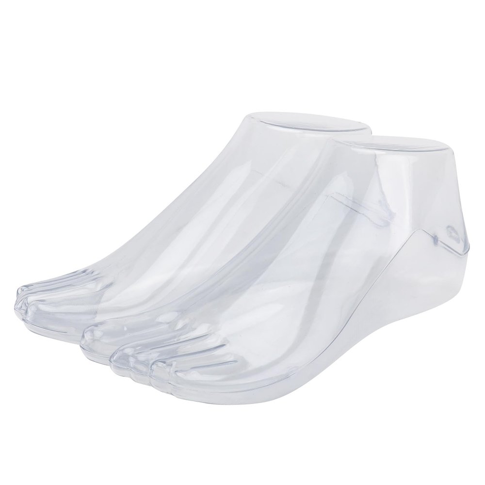1 Pair of Plastic Female Foot Models for Shoe Display