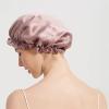 GMGQJST Silk Bonnet for Sleeping, 16 Momme, Golden, L (58–60 cm) view 3
