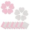 GANAZONO 4-Pack Lint-Free Cotton Eyelash Glue Remover Wipes, Heart and Square Shapes view 1