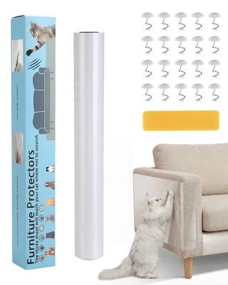 Cat Scratch Protector, 5 m x 30 cm, Clear Self-Adhesive Film