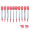Yinhing 10-Piece Silicone Lip Brush Set with 2 Protective Covers view 1