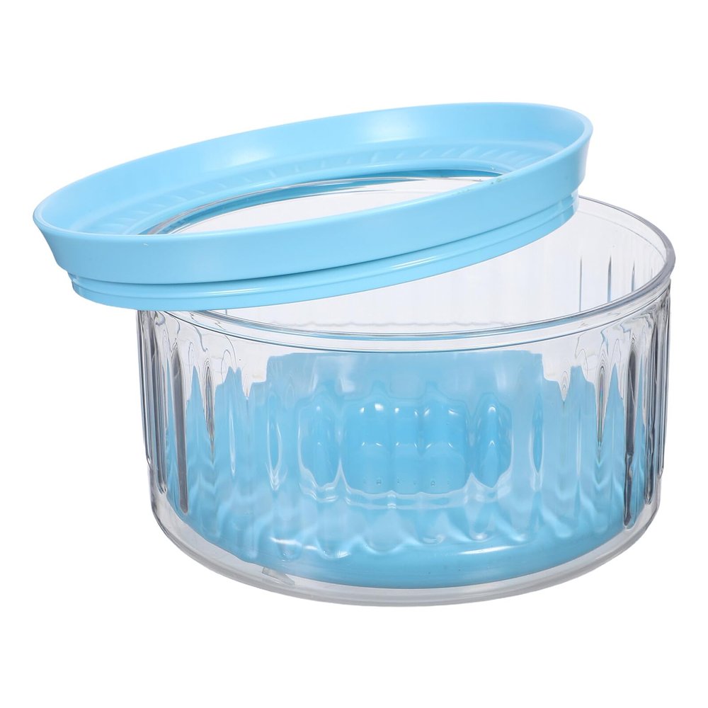 GLEAVI Leak-Proof Transparent Water Bowl with Floating Disc for Dogs and Cats