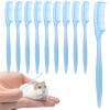 Small Animal Dematting Brush | Hamster Comb for Gentle Grooming view 1