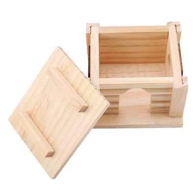 Yctze Natural Wooden Hamster House