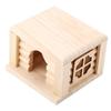 Yctze Natural Wooden Hamster House view 2
