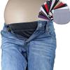 GOWENIC Waist Extenders, Comfortable Elastic Pregnancy Waistband Extenders for a Growing Belly, Soft Fabric, Adjustable Waist, 3-Piece Set (Plastic 2) view 1