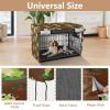 Dog Crate Cover with Roll-Up Curtains, 30 in view 4
