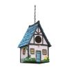 budiniao Birdhouse, Rustic Style, Pink, 14.2 x 12.5 x 20.5 cm view 3