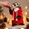 Ferret Sweater, Soft Hamster Outfit with Harness view 3