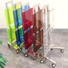 SXYKXYDL 2-Tier Rolling Cart, Foldable Mobile Salon Cart view 3