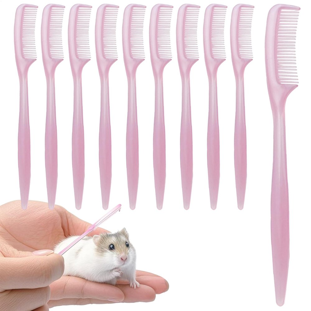 10-Piece Small Animal Grooming Comb Brush
