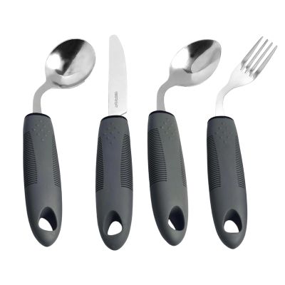 Adaptive Stainless Steel Fork for Seniors
