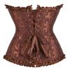 Generic Gothic Women's Halloween Corset – Lace-Up Off-Shoulder Corset Top view 3