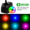 NATPOW Outdoor Fountain Pump with LED, RGB, 800 L/h, 15 W view 2