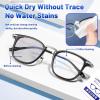 Pre-Moistened Lens Cleaning Wipes, Individually Wrapped, 13 x 15 cm, for Eyeglasses, Sunglasses, Cameras, Phones and Monitors view 2