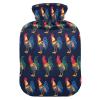 Hot Water Bottle with Fleece Cover, PVC, 1 Liter view 1