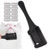 Pet Grooming Comb - 19cm Carbon Fiber with 10 Blades view 1