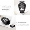 BAOWIQI Tree of Life Cremation Urn for Human or Pet Ashes, Large Stainless Steel view 4