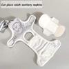 Dog Diaper Underwear for Small to Medium Female Dogs with Adjustable Straps (Avocado Bear, L) view 4
