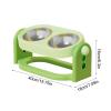 Elevated Dog Bowls with Stand, 3-Level Adjustable, Removable Bowls view 2