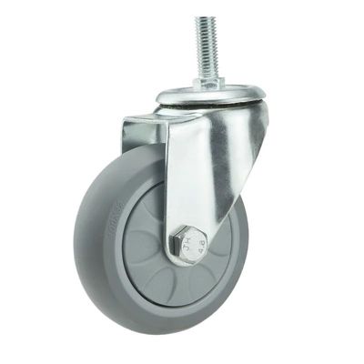 Heavy-Duty Industrial Swivel Caster with Brake, 3/4/5 in, 1 pc