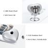 BAOWIQI Heart Urn for Ashes, Small Keepsake Urn for Human or Pet Remains with Stand view 3