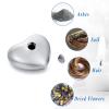 BAOWIQI Heart Urn for Ashes, Small Keepsake Urn for Human or Pet Remains with Stand view 4