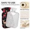 2-Liter Hot and Cold Water Bottle with Fleece Cover, PVC view 4