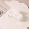 2PCS Soft Plush Hair Clips, Strong Hold, Non-Slip Hair Claws for Teen Girls and Women, White view 3