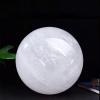 Natural Iceland Spar White Calcite Quartz Crystal Sphere, 70 mm (2.75 in), for Healing, Meditation, Fortune-Telling, Décor, Feng Shui & Halloween view 2